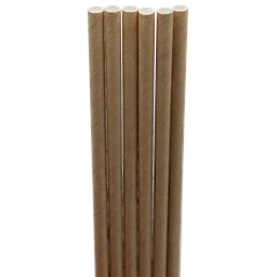[ST-PA-10-K] 10" FSC® Kraft Paper Straw - Case of 6000