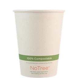 [CU-SU-12] 12 oz NoTree Paper Hot Cup - Case of 1000