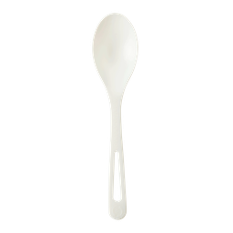 [SP-CS-WH] 6" PLA Ice Cream Spoon - 120˚F - Case of 1000