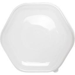[BXL-CS-44] World Centric, LID PLA- 44-54 oz Hexagonal Bowls, Clear (QTY:400)
