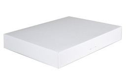 [GG-SCT-1239] Southern Champion Tray 1239 Paperboard White Bakery Donut Box, 15" Length x 11-1/2" Width x 2-1/4" Height (Case of 100)