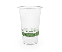 [R600Y-G] Vegware 20oz standard PLA cold cup, 96-Series (SKU: R600Y-G)