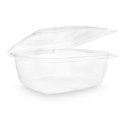 [VHD-48] 48oz PLA hinged deli container (QTY:200)