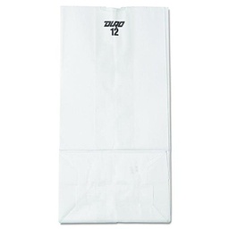 [GG-DURO-51032] Lagasse Bag GW12-500#12 Bag Size Bleached Paper Bag