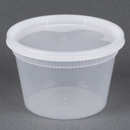 [GG-DC-YSD2516] Pactiv/Newspring YSD2516, 16oz Translucent Round Deli Container Combo Pack (qty: 240)